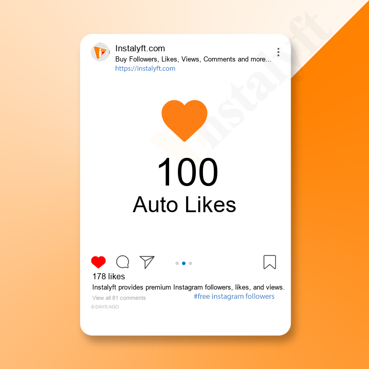 Buy 100 Auto Likes