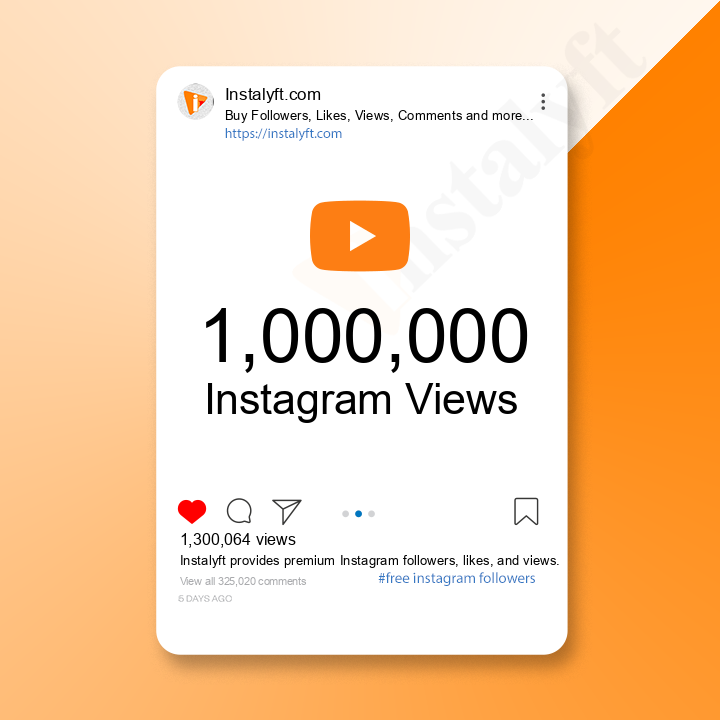 Buy 1,000,000 Instagram Views