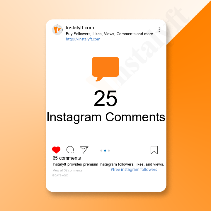 Buy 25 Instagram Comments