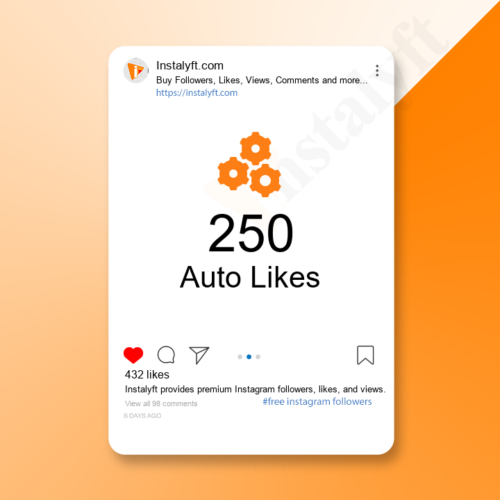 Buy 250 Auto Likes