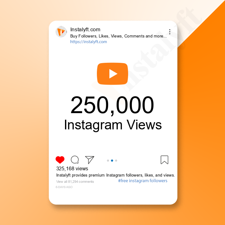 Buy 250,000 Instagram Views