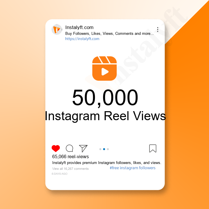 Buy 50,000 Instagram Reel Views